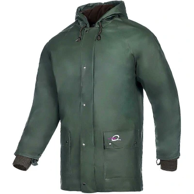 Afbeelding van Sioen Dover Winter regenparka met uitneembare voering Groen Kaki maat L