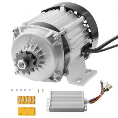 Image de VEVOR Kit moteur électrique sans balais 500 W 48 V 2700 tr/min avec contrôleur
