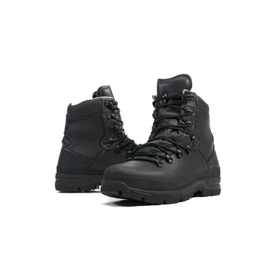 Afbeelding van Brandit Unisex Enkellaarsjes met plateauzool, Maat: 40, Black Hoogwaardig imitatieleer