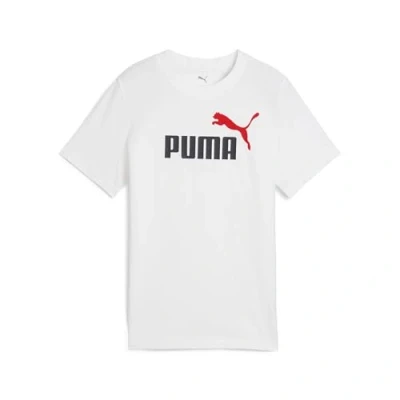 Afbeelding van Essentials Colour No.1 logo T shirt voor Heren, Wit, Maat 7 8Y PUMA