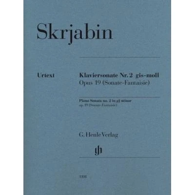 Image de Scriabin Alexandre Sonate No2 Op.19 Sol# Min. (Sonate Fantaisie) Piano