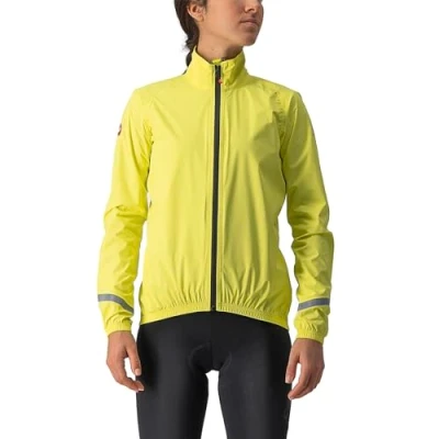 Afbeelding van Regenvest Castelli Emergency 2 Dames maat M Fluogeel