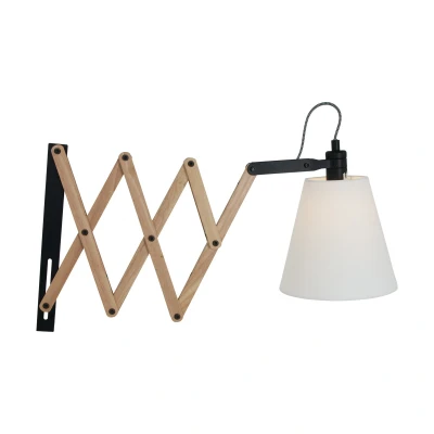Afbeelding van Mexlite Liv Wandlamp blank eiken