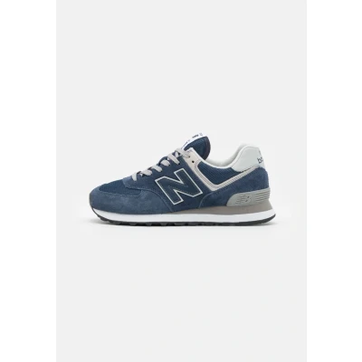 Afbeelding van New Balance 574 Unisex Sneakers laag, Maat: 47.5, Black iris Leer en textiel