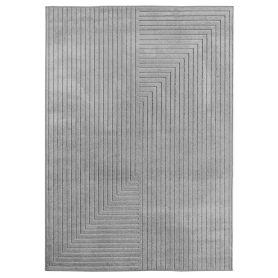 Afbeelding van Scandinavisch Buitenkleed Naara Lini Grijs 160x230 Cm