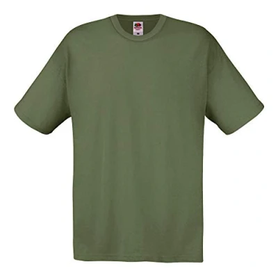 Afbeelding van Fruit of the Loom Heren Screen Stars Original Full Cut T shirt met korte mouwen, Classic Olive