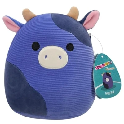 Afbeelding van Squishmallows Squisharoys Ingred de koe 19 cm officieel Jazwares pluche dier superzacht zeldzaam model 2024