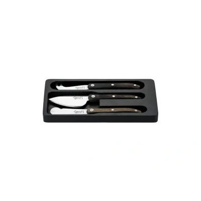 Afbeelding van Laguiole Style de Vie Kaasmessenset Innovation Line 3 delig Grijs