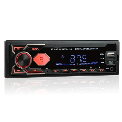Afbeelding van BLOW AVH 8960 Bluetooth Autoradio RDS USB C AUX RCA SD MP3 LCD 1 DIN Ingebouwde Microfoon 4x45W