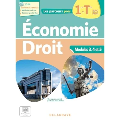 Afbeelding van ECONOMIE DROIT 1E TLE BAC PRO POCHETTE ELEVE