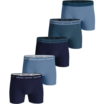 Afbeelding van Björn Borg 5 PACK Onderbroeken, Heren, Maat: XXL, Dark blue/light blue