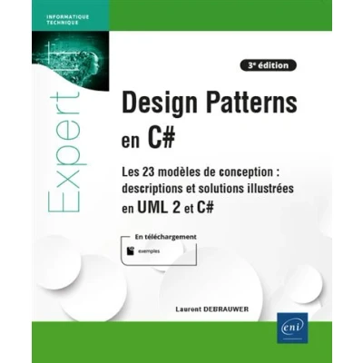 Image de Design Patterns en C# Les 23 modèles de conception : descriptions et solutions illustrées UML 2