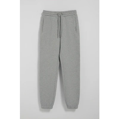 Afbeelding van Polo Club Heren Gemêleerd Grijze Joggingbroek Met Details M