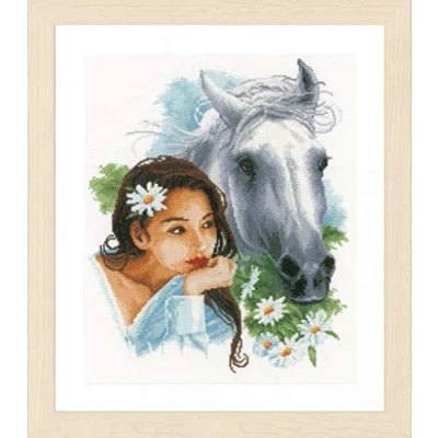Afbeelding van Borduurpakket My Best Friend Lanarte