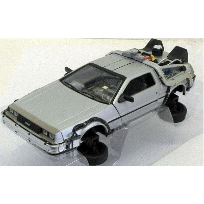 Afbeelding van Movie Memorabilia DeLorean Back To The Future II Time Machine Fly Mode 1:24 Welly