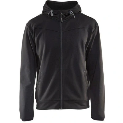 Afbeelding van Blaklader Hoodie met rits 3363 2526 Zwart/Donkergrijs