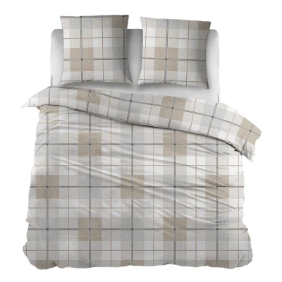 Afbeelding van Snoozing Evelien Dekbedovertrek Extra breed 270x200/220 cm Grijs
