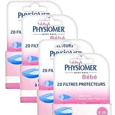 Afbeelding van Physiomer Protective filters voor Baby Fly Physiomer, 4 dozen met 20