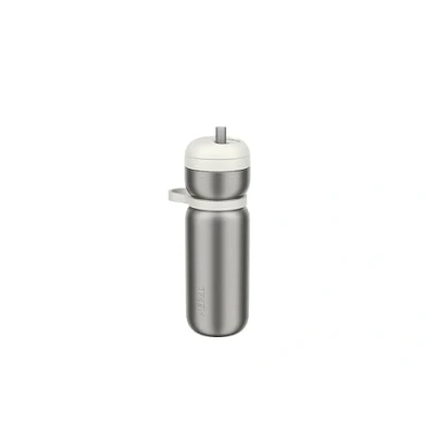 Afbeelding van Mepal Isoleerfles Twist Sport 600 ml en drink Lekdicht geÃ¯soleerd: 6u warm, 10u koud Vaatwasmachinebestendig Drinkflessen Ceramic white