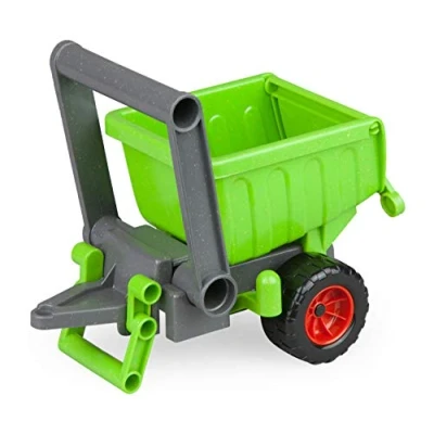 Afbeelding van Lena EcoActives 04214 hanglamp groen 20 cm voor tractor hanger van kunststof met natuurlijke houtgeur door houtgehalte, aanhanger kinderen vanaf 2 jaar
