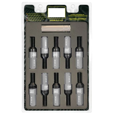 Afbeelding van Omp Speed Performance schroevenset met aluminium bescherming M12X1.5 Hex 17 19 L 28 mm, kleur grijs 7075+DIN 12,9, 20+1 per doos