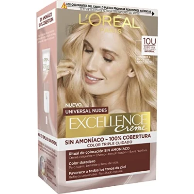 Afbeelding van L&#039;Oreal Paris Excellence Universal Nudes zeer lichtblond 10U 550