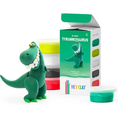 Afbeelding van Hey Clay DIY Tyrannosaurus Dinos kreatives knutselkit