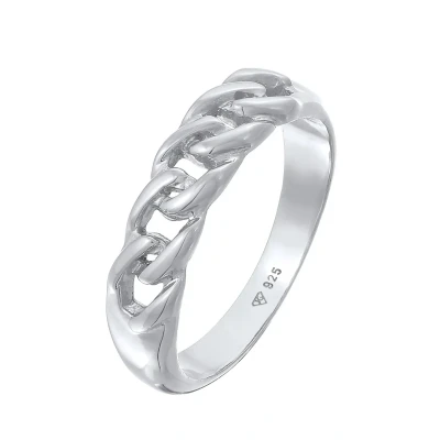 Afbeelding van Elli KNOT Statement LOOK Ring, Dames, Maat: 54, Silber