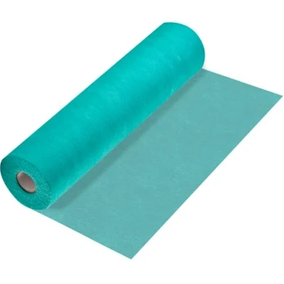 Afbeelding van 100%Mosel Tafelloper van vlies, turquoise (30 cm x 25 m), decoratief tafelkleed voor verjaardagen, bruiloften en speciale gelegenheden