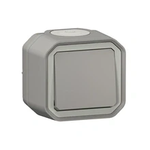 Afbeelding van Legrand Plexo Wisselschakelaar 10Ax Compleet Ip55 Ik08 Grijs