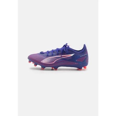 Afbeelding van Puma Ultra 5 Match FG/AG Voetbalschoenen met kunststof noppen, Heren, Maat: 44, Lapis lazuli/white/sunset glow Kunststof/ textiel