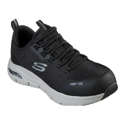Afbeelding van Skechers Arch Fit Sr Ebinal Fire and Safety Boot pour femme, noir/gris, 36 EU