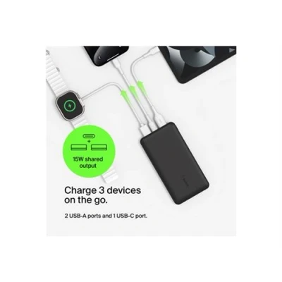 Image de Belkin Batterie Externe 20 000 mAh Noir