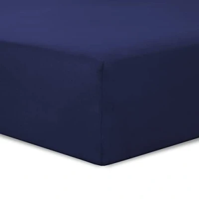 Afbeelding van Vision Hoeslaken 90x200cm Verpakt per 2 Marine blauw 100% katoen