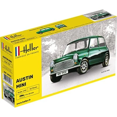 Afbeelding van 1:43 Heller 80153 Austin Mini Car Plastic Modelbouwpakket