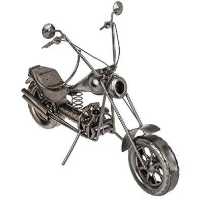 Afbeelding van Chopper Motorfiets Metalen Flessenhouder
