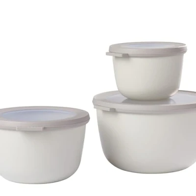 Afbeelding van Multi kom Cirqula set/3 Nordic White Hoog Mepal
