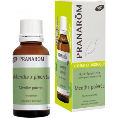 Afbeelding van Pranarôm Etherische Olie van Pepermunt (Mentha x Piperita) Biologisch 30 ml