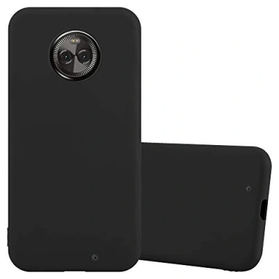 Afbeelding van Cadorabo Hoesje geschikt voor Motorola MOTO X4 in CANDY ZWART Beschermhoes gemaakt van flexibel TPU silicone Case Cover