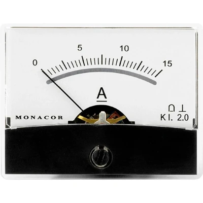 Afbeelding van Monacor 0290560 PM 2/15A draaispul inbouwinstrument, 15 A.
