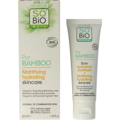 Afbeelding van So Bio Etic Bamboo mattifying hydrating cream 50 ml