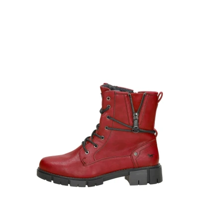 Afbeelding van Mustang Veterschoenen Hoog rood Maat 37