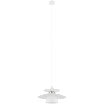 Afbeelding van EGLO Brenda Hanglamp E27 Ø 32 cm Wit/Nikkel/Mat