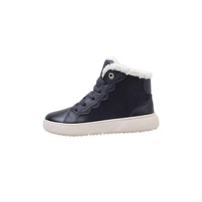 Afbeelding van Geox Theleven GIRL BABX Veterboots voor kinderen, Maat: 31, Dark navy Leer en imitatieleer