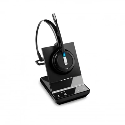 Afbeelding van EPOS IMPACT SDW 5013 EU/UK/AUS Mono DECT Headset met Basisstation voor Softphone/PC USB aansluiting (Draadloze, A), Kantoorheadset, Zwart