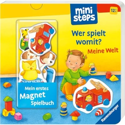 Afbeelding van Mein erstes Magnetbuch: Wer spielt womit? Meine Welt