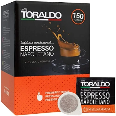 Afbeelding van Caffè TORALDO 300 ESE 44 pads Napolitaanse espresso crème mix