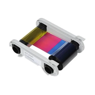Image de Badgy couleur (cyan, magenta, jaune, noir, transparent) cassette à ruban d&#039;impression