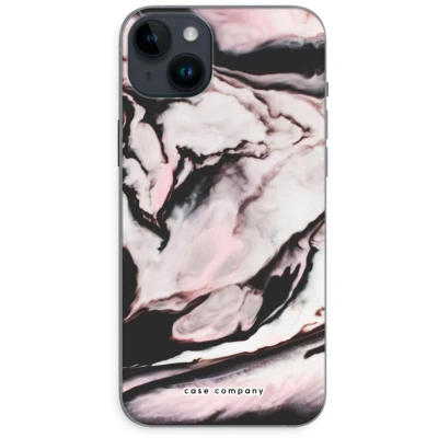 Afbeelding van Case Company® hoesje geschikt voor iPhone 14 Plus Roze stroom Soft Cover Telefoonhoesje Bescherming aan alle Kanten en Schermrand