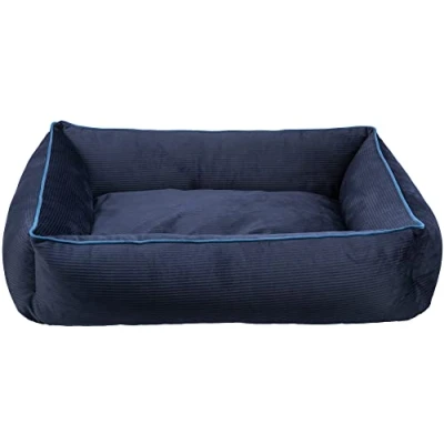 Afbeelding van Trixie hondenmand romy hoekig donkerblauw 75x60 cm